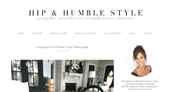 Desktop Screenshot of hip-and-humblestyle.com