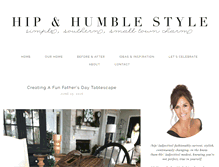 Tablet Screenshot of hip-and-humblestyle.com